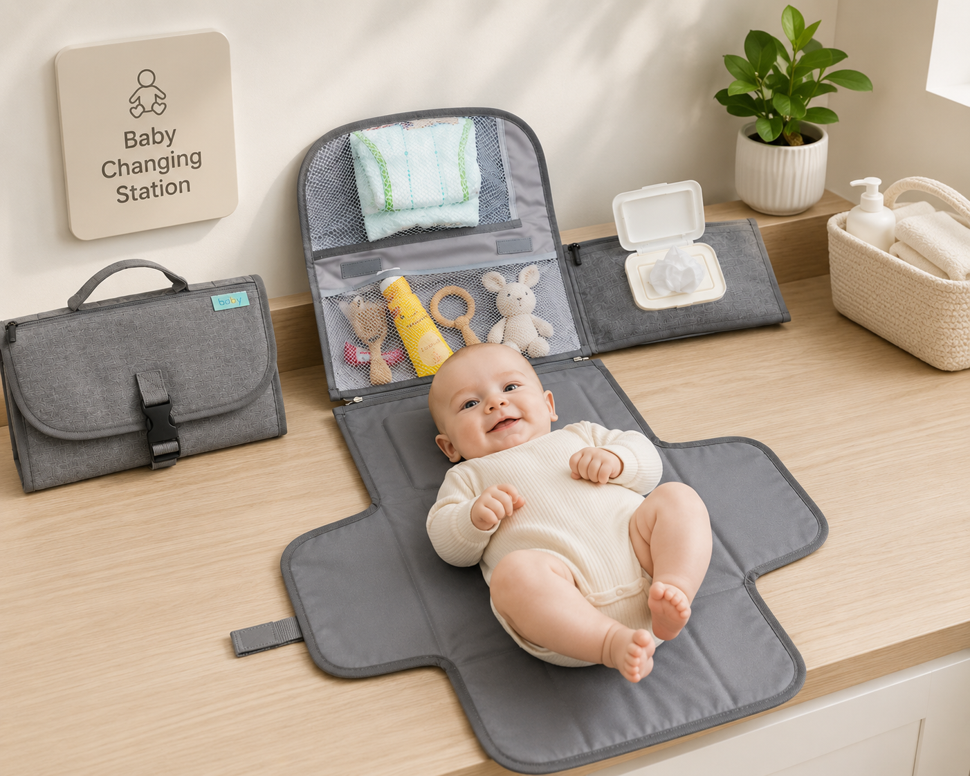Portable Nappy Station